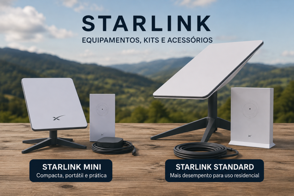 Starlink Mini e Starlink Standard
