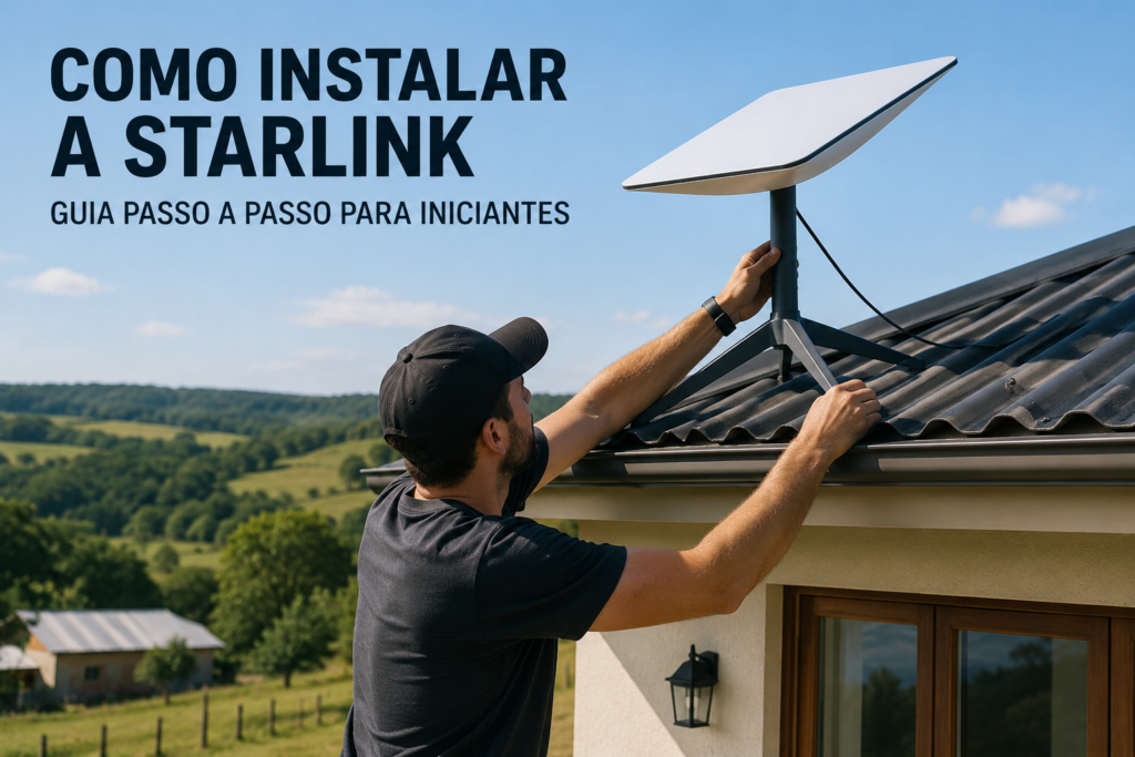 como instalar a Starlink
